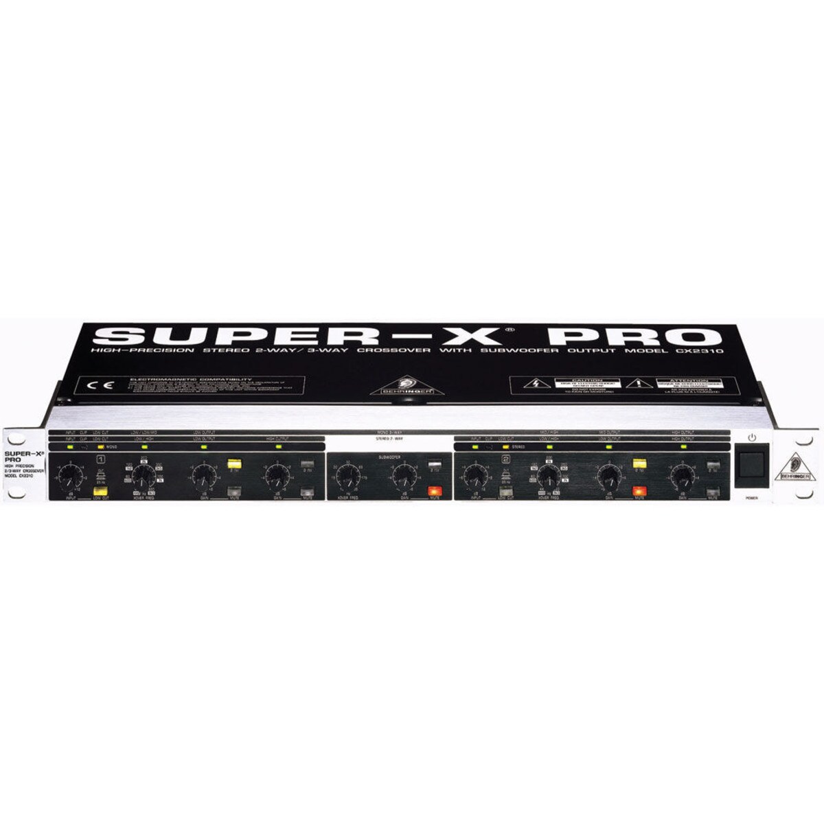 Behringer CX2310 SuperX Pro Crossover 2Way/3Way